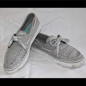 Sperry Top-Sider Grey Polkadot Shoes
